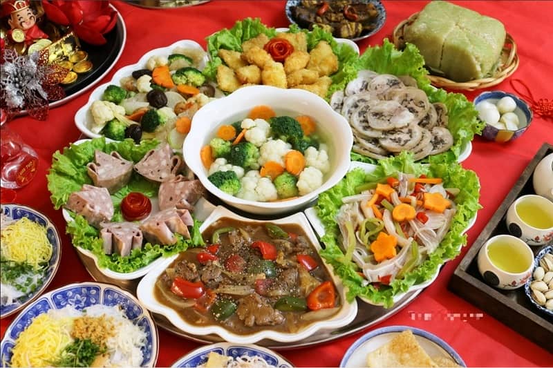 Mâm cúng tất niên