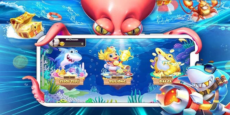 Chiến thuật sử dụng hệ thống vũ khí trong game bắn cá hiệu quả